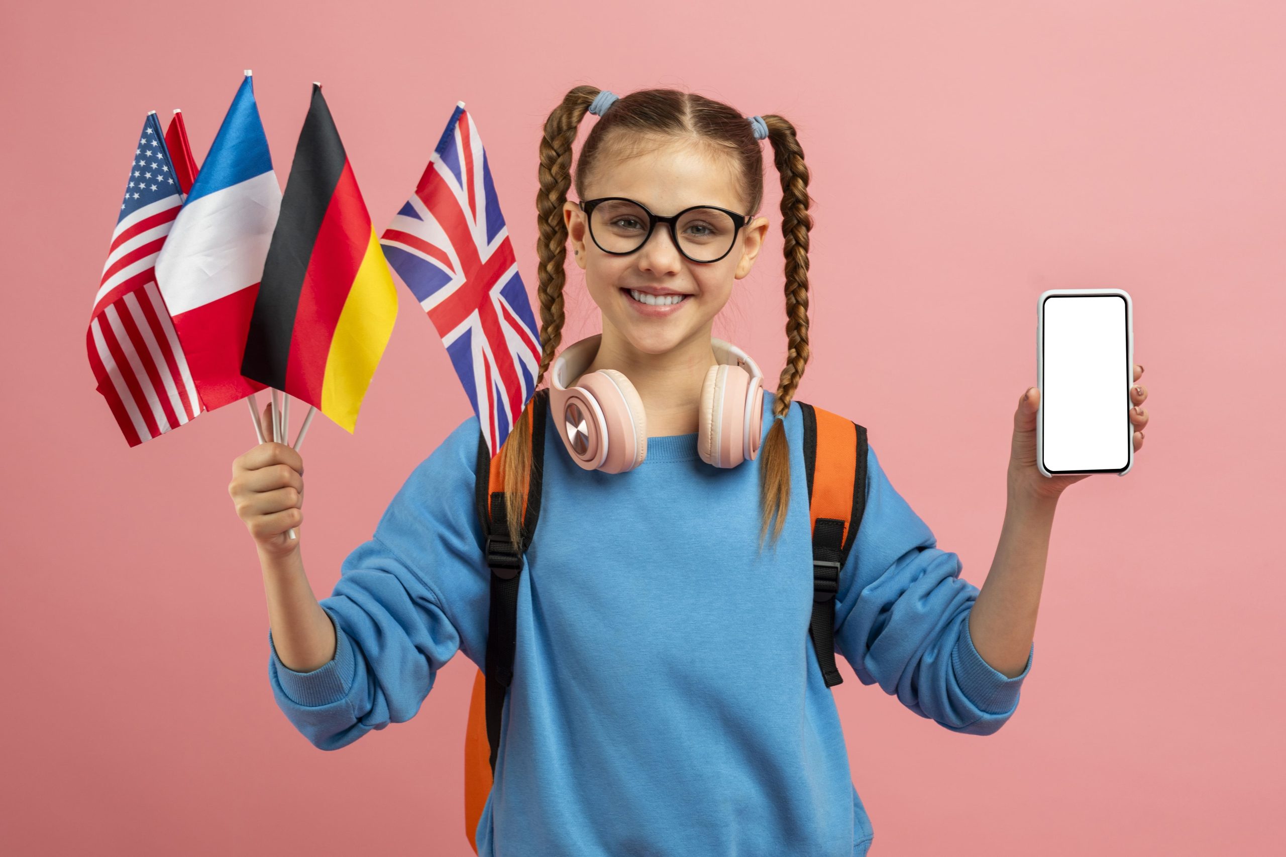 youth-holding-flags-and-showing-phone-screen-2024-04-22-20-11-44-utc